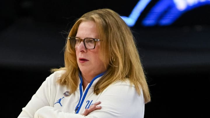 Mar 27, 2026; Sacramento, CA, USA; UCLA Bruins head coach Cori Close during a Sweet Sixteen game against the Minnesota Golden Gophers of the Sacramento Regional 2 of the women's 2026 NCAA Tournament at Golden 1 Center. Mandatory Credit: Ed Szczepanski-Imagn Images