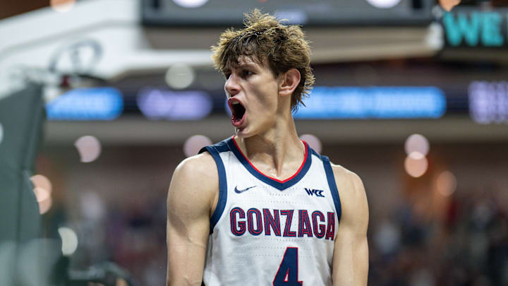 Gonzaga Bulldogs guard Davis Fogle. 