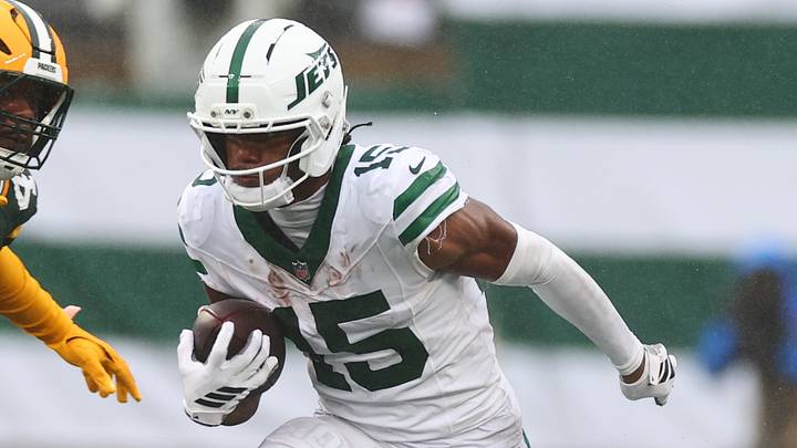 New York Jets wide receiver Adonai Mitchell New York Jets wide receiver Adonai Mitchell