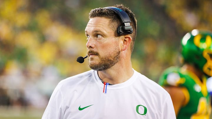 Dan Lanning College Football Oregon Ducks USC Trojans Lincoln Riley weather injuries dakorien moore practice gary bryant jr Dan Lanning College Football Oregon Ducks USC Trojans Lincoln Riley weather injuries dakorien moore practice gary bryant jr