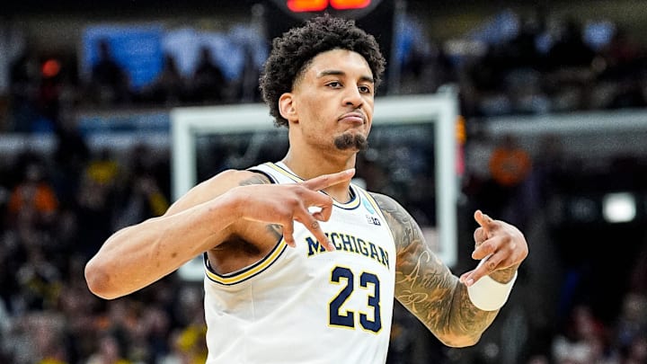 Michigan forward Yaxel Lendeborg Michigan forward Yaxel Lendeborg