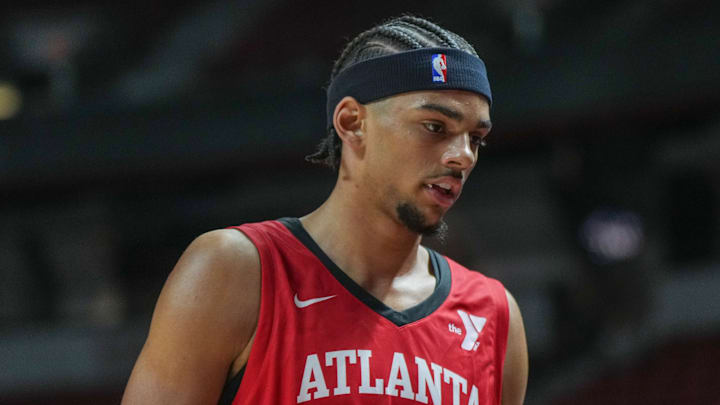 Asa Newell, Atlanta Hawks vs. Miami Heat, 2025 NBA Summer League