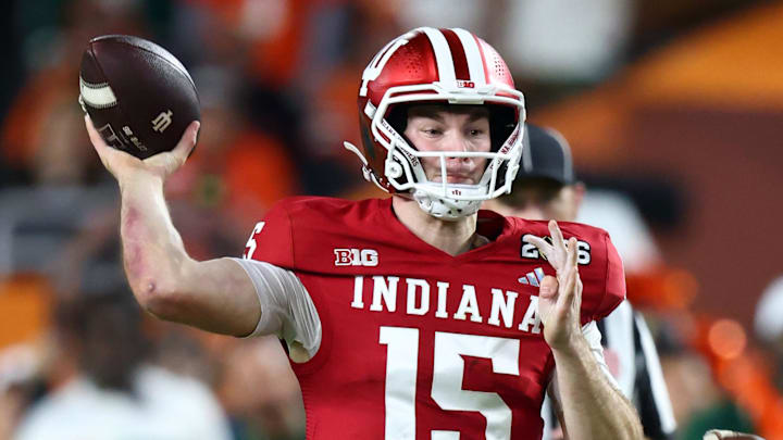 Indiana Hoosiers quarterback Fernando Mendoza will be the first overall pick of the Las Vegas Raiders in the NFL draft. Indiana Hoosiers quarterback Fernando Mendoza will be the first overall pick of the Las Vegas Raiders in the NFL draft.