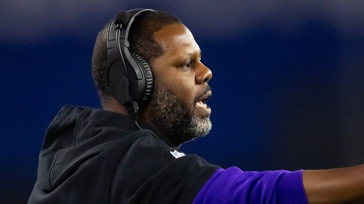 Washington Commanders defensive coordinator Daronte Jones 