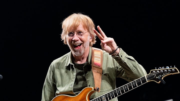 Trey Anastasio of Phish greets fans at Bridgestone Arena