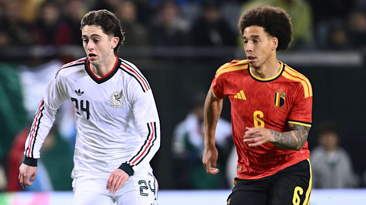Brian Gutiérrez (left) had Axel Witsel chasing shadows. 