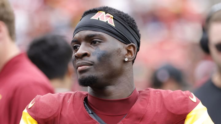 Washington Commanders cornerback Mike Sainristil 