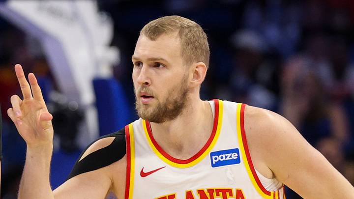 Atlanta Hawks center Jock Landale (31) reacts against the Orlando Magic at Kia Center on April 1, 2026. Atlanta Hawks center Jock Landale (31) reacts against the Orlando Magic at Kia Center on April 1, 2026.