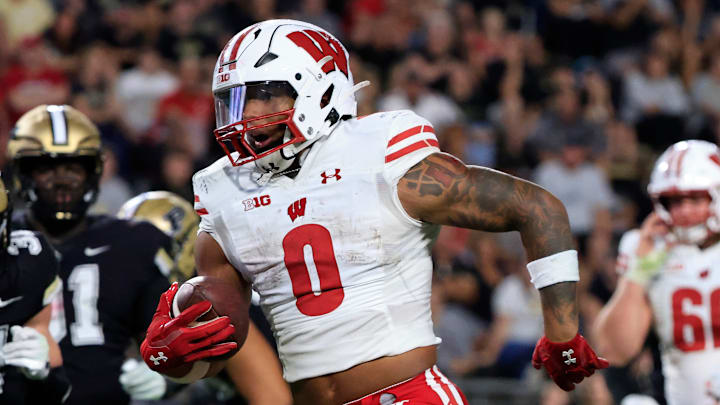 Wisconsin running back Braelon Allen
