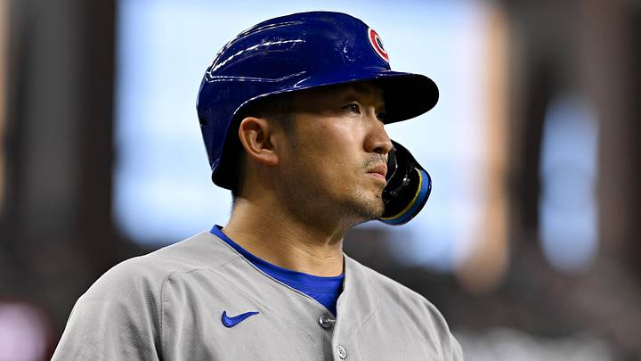 May 9, 2026; Arlington, Texas, USA; Chicago Cubs right fielder Seiya Suzuki (27) walks to the on deck circle during the game against the Texas Rangers at Globe Life Field. Mandatory Credit: Jerome Miron-Imagn Images May 9, 2026; Arlington, Texas, USA; Chicago Cubs right fielder Seiya Suzuki (27) walks to the on deck circle during the game against the Texas Rangers at Globe Life Field. Mandatory Credit: Jerome Miron-Imagn Images