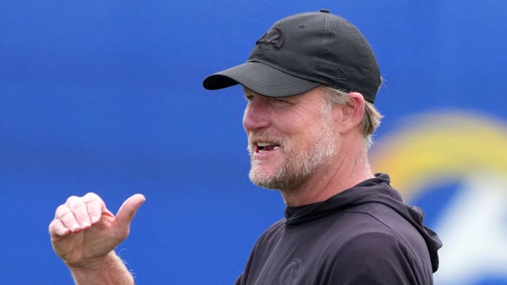 Los Angeles Rams general manager Les Snead. Mandatory Credit: Kirby Lee-Imagn Images