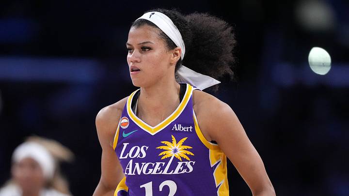 LA Sparks guard-forward Rae Burrell