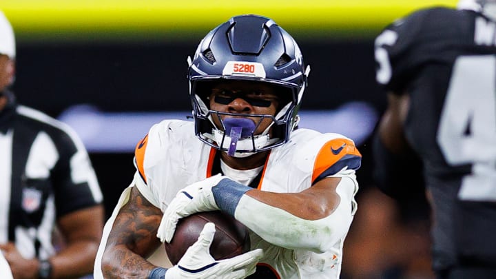 Denver Broncos RB RJ Harvey Denver Broncos RB RJ Harvey