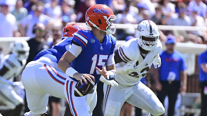 Florida Gators quarterback Graham Mertz played a nearly flawless game in a 45-28 win over the Mississippi State Bulldogs.