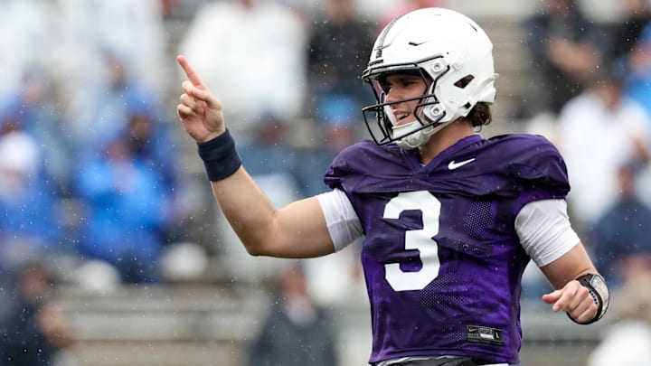 Penn State Nittany Lions quarterback Rocco Becht (3)