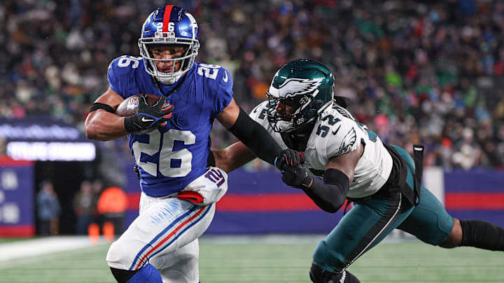What jersey will Saquon Barkley be wearing when he suits up in Week 1 of the 2024 NFL season? 