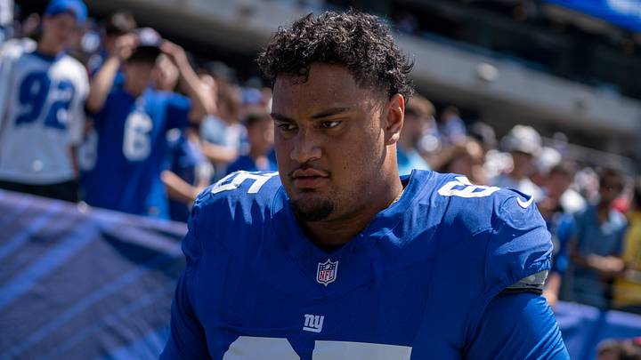 New York Giants - offensive guard Francis Mauigoa New York Giants - offensive guard Francis Mauigoa