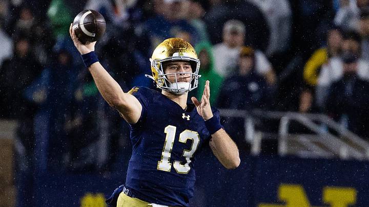 Notre Dame quarterback CJ Carr is devastatingly accurate and with an ability to make plays on the run when needed.