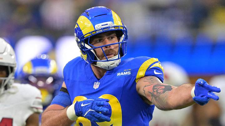 Los Angeles Rams tight end Tyler Higbee. Los Angeles Rams tight end Tyler Higbee.