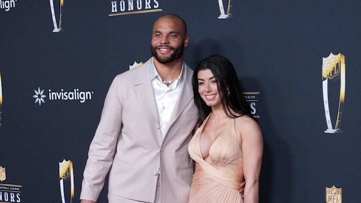 Dallas Cowboys quarterback Dak Prescott and wife Sarah Jane Ramos
