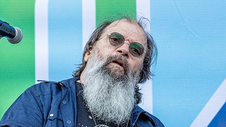 Steve Earle performs at Farm Aid 40