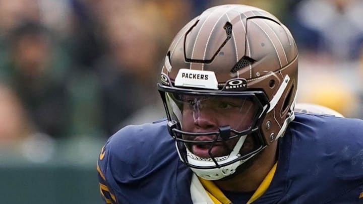 Green Bay Packers offensive linenam Zach Tom Green Bay Packers offensive linenam Zach Tom