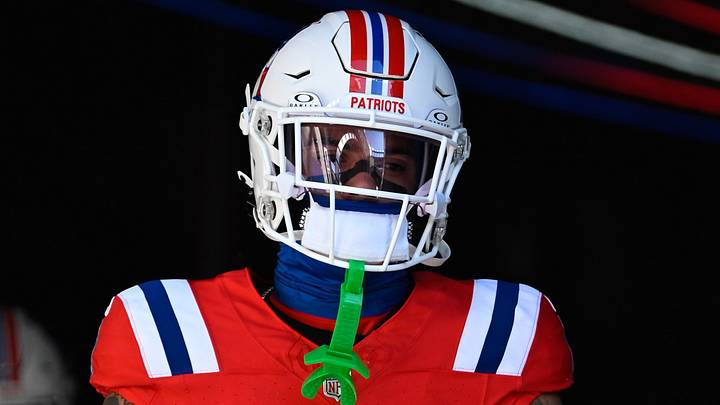 Dec 1, 2024; Foxborough, Massachusetts, USA; New England Patriots cornerback Christian Gonzalez (0) walks out of the player's tunnel before a game against the Indianapolis Colts at Gillette Stadium. Mandatory Credit: Eric Canha-Imagn Images Dec 1, 2024; Foxborough, Massachusetts, USA; New England Patriots cornerback Christian Gonzalez (0) walks out of the player's tunnel before a game against the Indianapolis Colts at Gillette Stadium. Mandatory Credit: Eric Canha-Imagn Images
