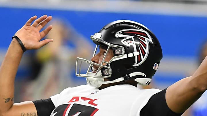 Atlanta Falcons punter Seth Vernon Atlanta Falcons punter Seth Vernon