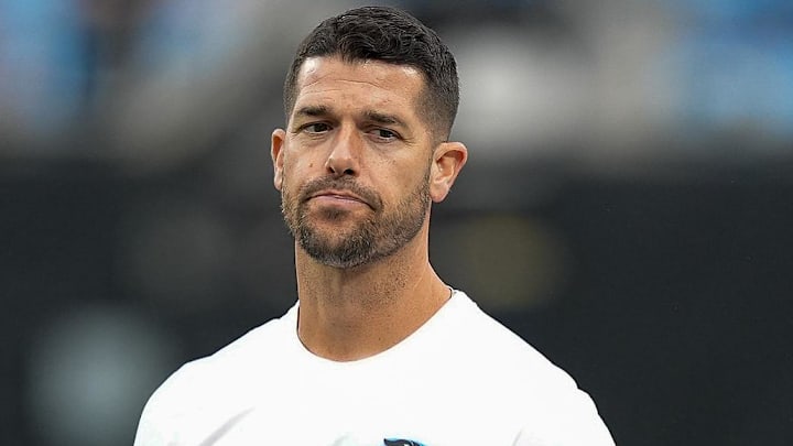 Carolina Panthers head coach Dave Canales