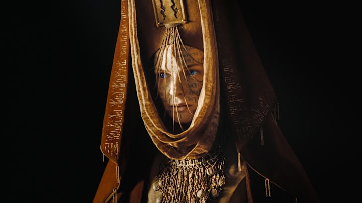 REBECCA FERGUSON as Lady Jessica in Warner Bros. Pictures and Legendary Pictures’ action adventure “DUNE: PART TWO,” a Warner Bros. Pictures release. Photo Credit: Courtesy Warner Bros. Pictures © 2023 Warner Bros. Entertainment Inc. All Rights Reserved.