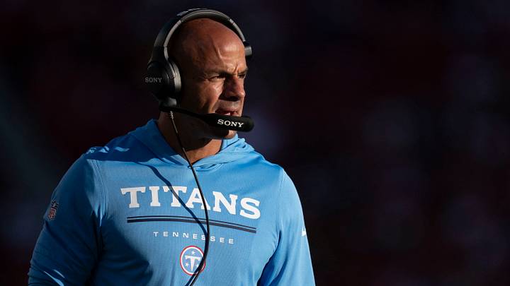 August 13, 2026; Santa Clara, California, USA; Tennessee Titans head coach Robert Saleh looks on during the second quarter against the San Francisco 49ers at Levi's Stadium. Mandatory Credit: Kyle Terada-Imagn Images August 13, 2026; Santa Clara, California, USA; Tennessee Titans head coach Robert Saleh looks on during the second quarter against the San Francisco 49ers at Levi's Stadium. Mandatory Credit: Kyle Terada-Imagn Images