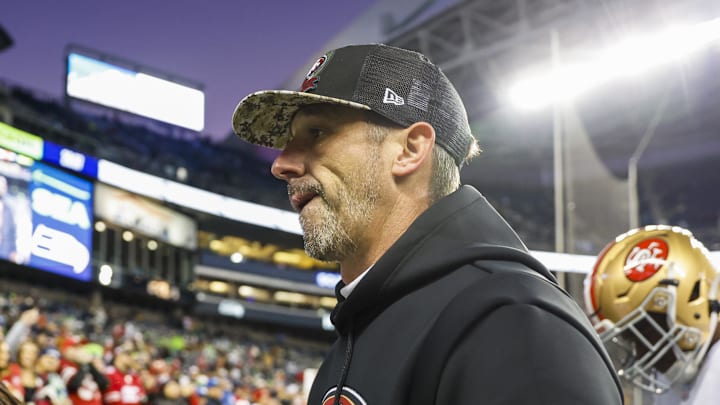 San Francisco 49ers head coach Kyle Shanahan