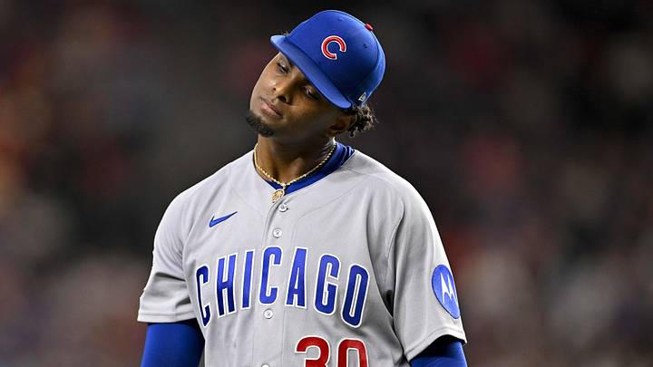Chicago Cubs starting pitcher Edward Cabrera Chicago Cubs starting pitcher Edward Cabrera