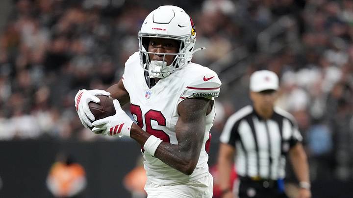 Aug 13, 2026; Paradise, Nevada, USA; Arizona Cardinals wide receiver Jalen Brooks (86) carries the ball against the Las Vegas Raiders in the first half at Allegiant Stadium. Mandatory Credit: Kirby Lee-Imagn Images Aug 13, 2026; Paradise, Nevada, USA; Arizona Cardinals wide receiver Jalen Brooks (86) carries the ball against the Las Vegas Raiders in the first half at Allegiant Stadium. Mandatory Credit: Kirby Lee-Imagn Images
