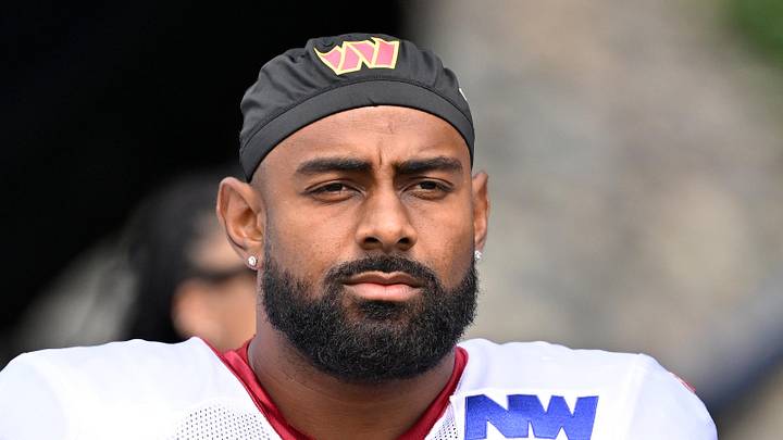 Washington Commanders running back Jeremy McNichols Washington Commanders running back Jeremy McNichols