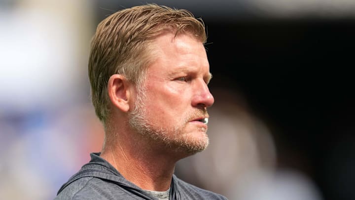 Los Angeles Rams general manager Les Snead. Mandatory Credit: Kirby Lee-Imagn Images