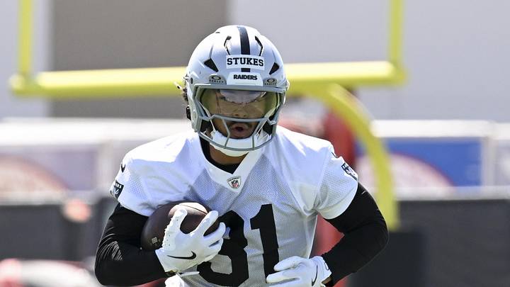 May 20, 2026; Henderson, NV, USA; Las Vegas Raiders safety Treydan Stukes (31) practices during organized team activities at Intermountain Health Performance Center. Mandatory Credit: Candice Ward-Imagn Images May 20, 2026; Henderson, NV, USA; Las Vegas Raiders safety Treydan Stukes (31) practices during organized team activities at Intermountain Health Performance Center. Mandatory Credit: Candice Ward-Imagn Images