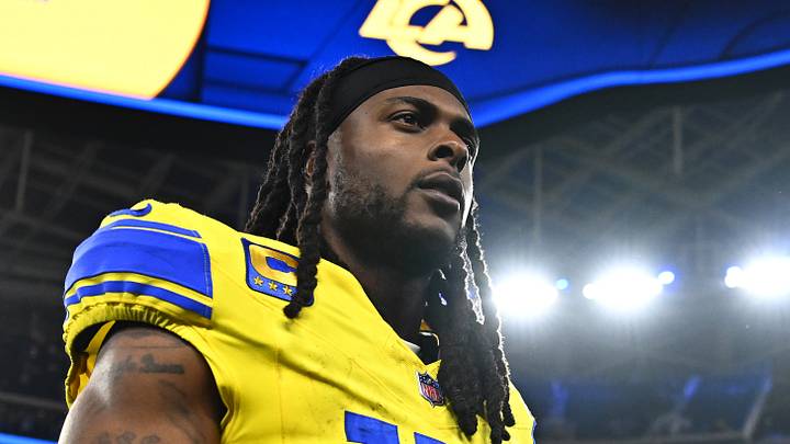 Los Angeles Rams wide receiver Davante Adams. Los Angeles Rams wide receiver Davante Adams.