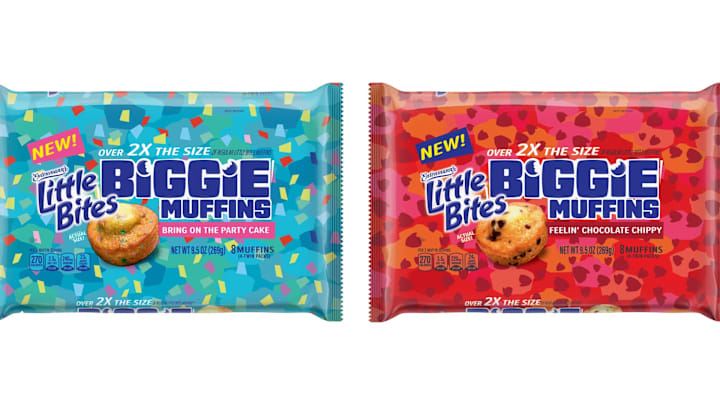 Little Bites Biggie Muffins available in two flavors