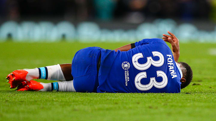 Wesley Fofana was forced off early against AC Milan Wesley Fofana was forced off early against AC Milan