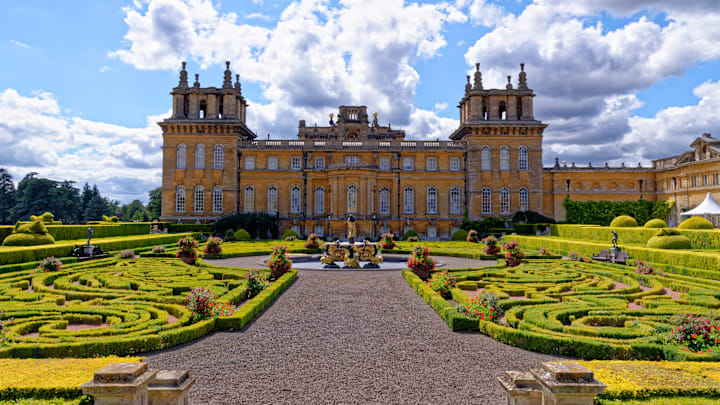 Blenheim Palace in Woodstock, England.