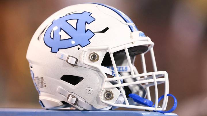 Sep 13, 2019; Winston-Salem, NC, USA; A North Carolina Tar Heels helmet lays on the sidelines during the fourth quarter against the Wake Forest Demon Deacons at BB&T Field. Mandatory Credit: Jeremy Brevard-Imagn Images Sep 13, 2019; Winston-Salem, NC, USA; A North Carolina Tar Heels helmet lays on the sidelines during the fourth quarter against the Wake Forest Demon Deacons at BB&T Field. Mandatory Credit: Jeremy Brevard-Imagn Images