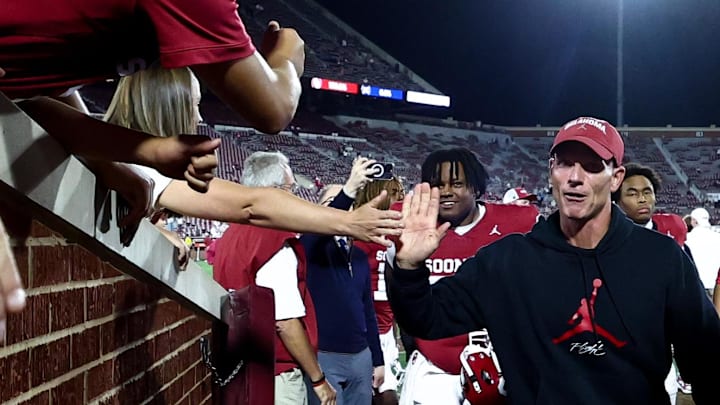 Oklahoma head coach Brent Venables Oklahoma head coach Brent Venables