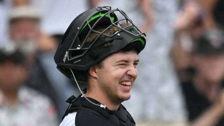 Jun 27, 2026; Chicago, Illinois, USA; Chicago White Sox catcher Kyle Teel (8) celebrates with pitcher Grant Taylor (31) after ending the top of the ninth inning against the Kansas City Royals at Rate Field. Mandatory Credit: Patrick Gorski-Imagn Images Jun 27, 2026; Chicago, Illinois, USA; Chicago White Sox catcher Kyle Teel (8) celebrates with pitcher Grant Taylor (31) after ending the top of the ninth inning against the Kansas City Royals at Rate Field. Mandatory Credit: Patrick Gorski-Imagn Images