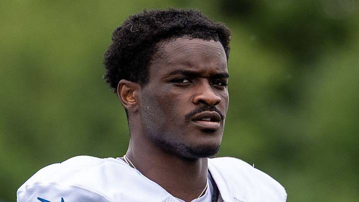 Detroit Lions cornerback Roger McCreary (21). Mandatory Credit: Paul Barnick-Imagn Images