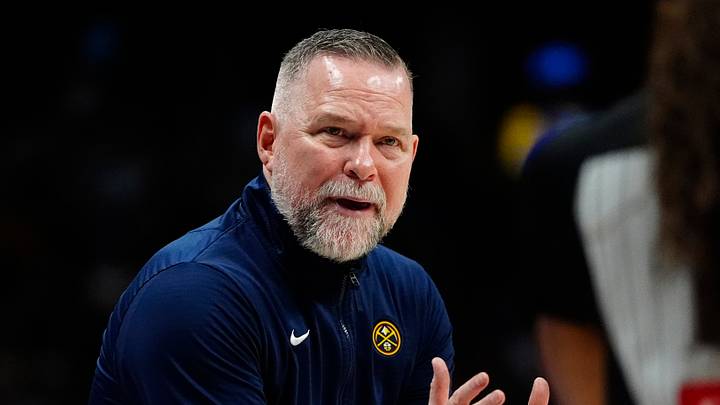 Apr 6, 2025; Denver, Colorado, USA; Denver Nuggets head coach Michael Malone reacts towards referee Danielle Scott (87) in the second half against the Indiana Pacers at Ball Arena. Mandatory Credit: Ron Chenoy-Imagn Images Apr 6, 2025; Denver, Colorado, USA; Denver Nuggets head coach Michael Malone reacts towards referee Danielle Scott (87) in the second half against the Indiana Pacers at Ball Arena. Mandatory Credit: Ron Chenoy-Imagn Images