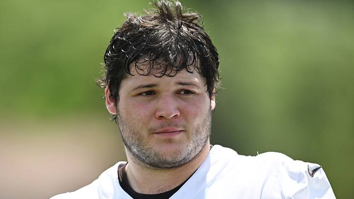 Cleveland Browns rookie offensive tackle Austin Barber