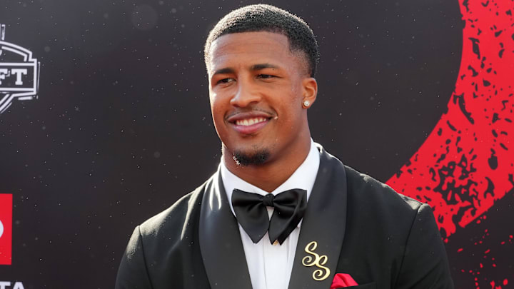 Ohio State Buckeyes linebacker Sonny Styles Mandatory Credit: Kirby Lee-Imagn Images