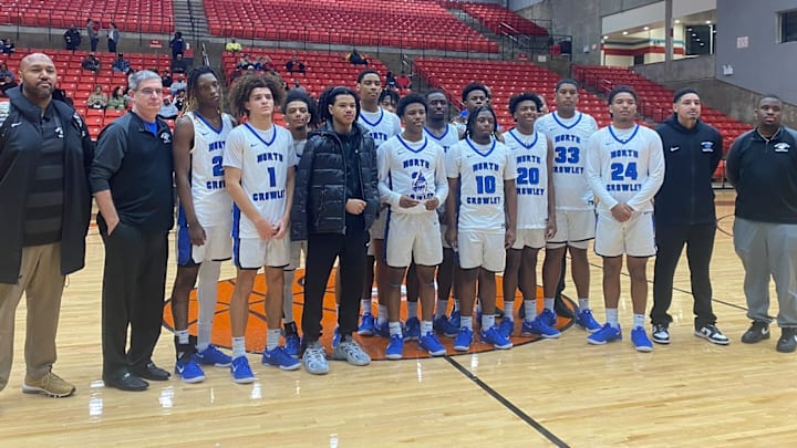 North Crowley moves into the top 10 of this week's Texas high school boys basketball power rankings.