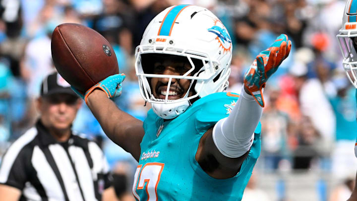  Miami Dolphins wide receiver Jaylen Waddle